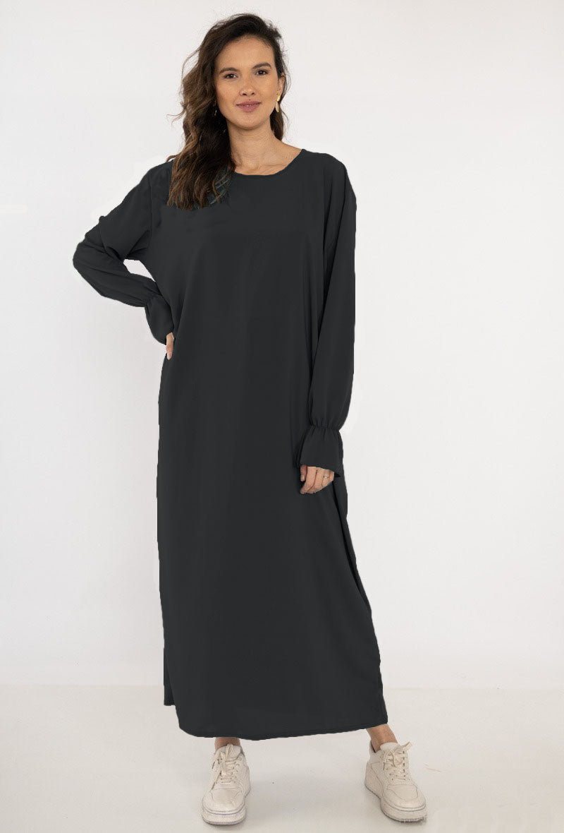 Abaya Ruches Zwart